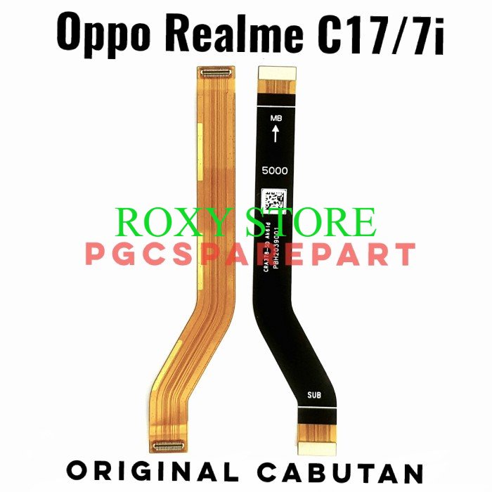 Original Cabutan Flexible Konektor Board ke Charger Oppo Realme C17 7i Original