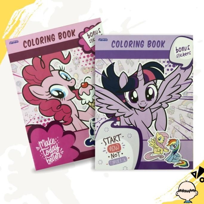 Coloring Book My Little Pony Large Buku Edukasi Adinata Goody Bag Anak