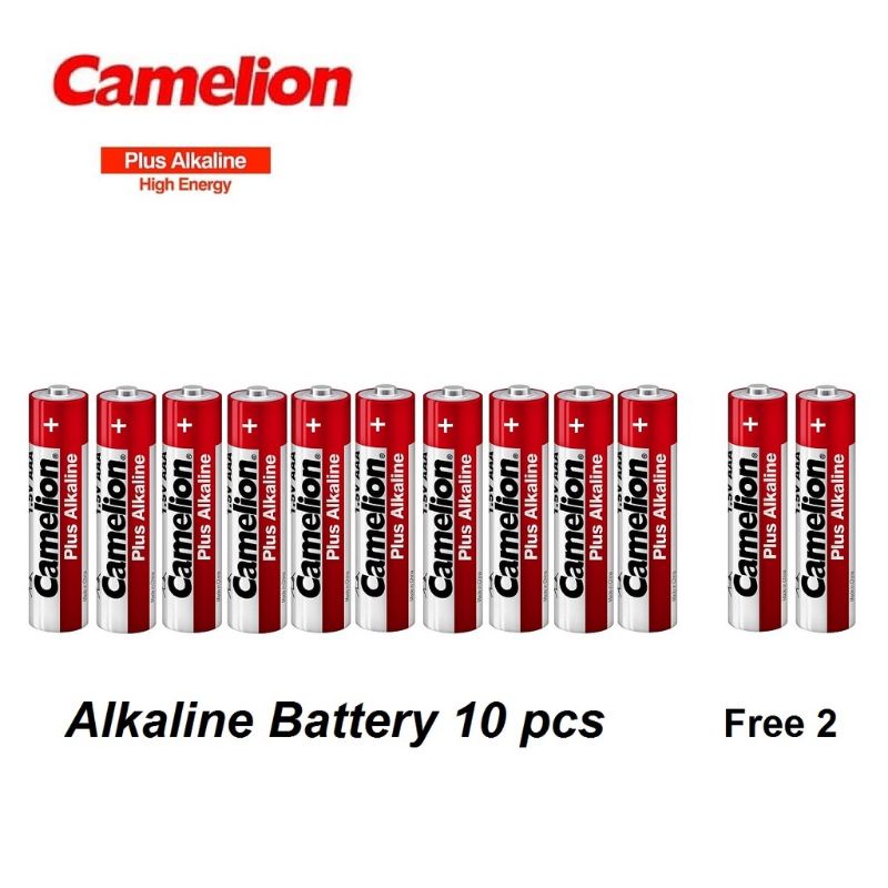 BATERAI CAMELION ALKALINE AA ( 12PCS) / BATTERY ALKALINE