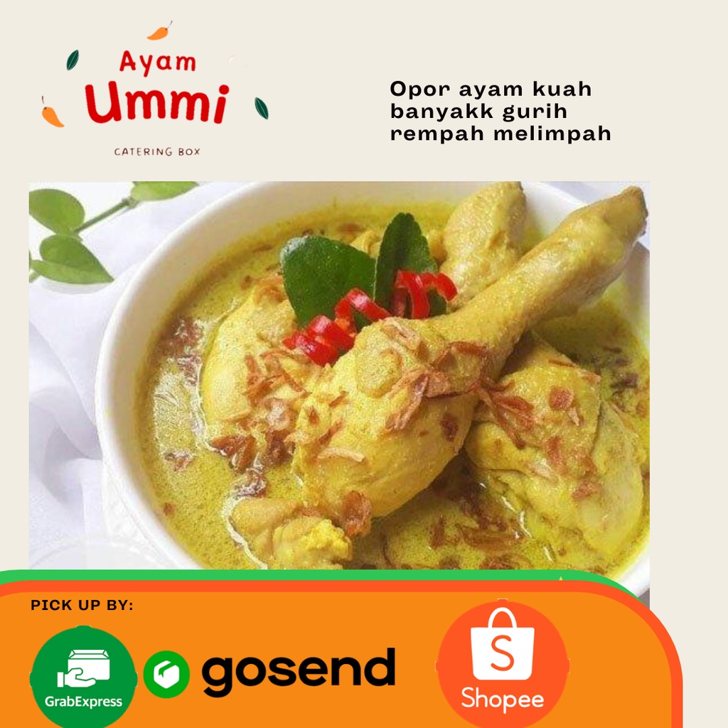 Opor ayam 1 ekor isi 8 atau 10 potong