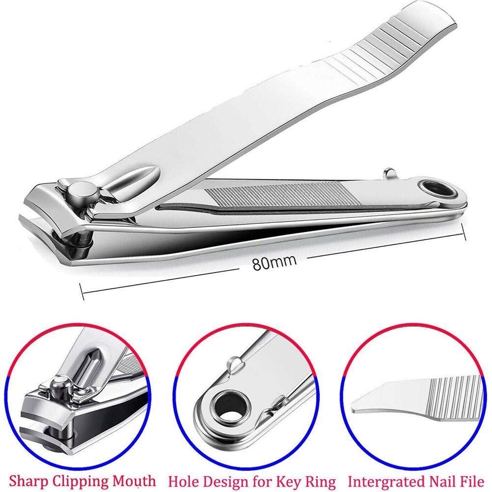 Gunting Kuku Kaki Nanas Portable Gunting Kuku Datar Stainless Steel Besar Dan Berat