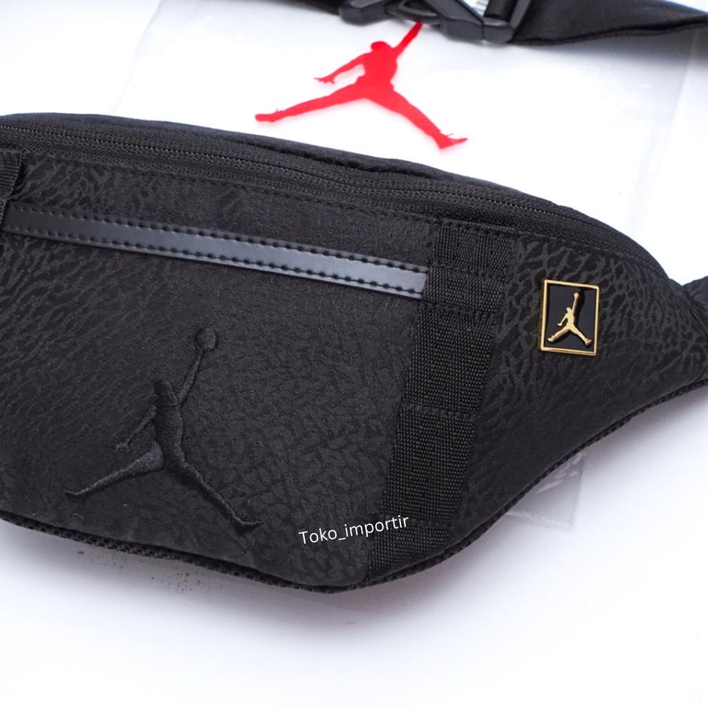 Waistbag Air Jord4n Burst Crack Tas Pinggang Pria Mirror Original