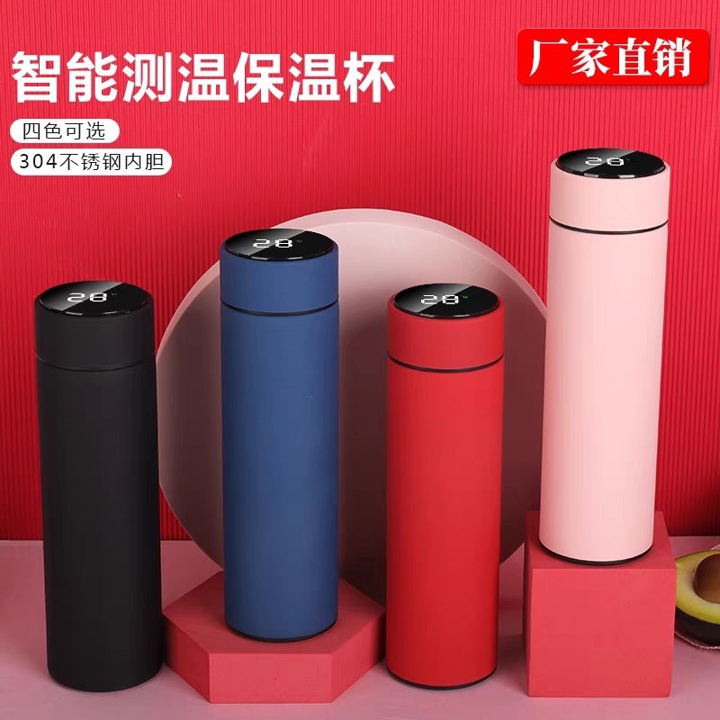 Termos LED stainless portable thermos suhu vacum Flask / Termos Air Panas