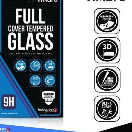 ✬ TEMPERED GLASS FULL POCO X3 NFC / X3 PRO INDOSCREEN HIKARU ☃