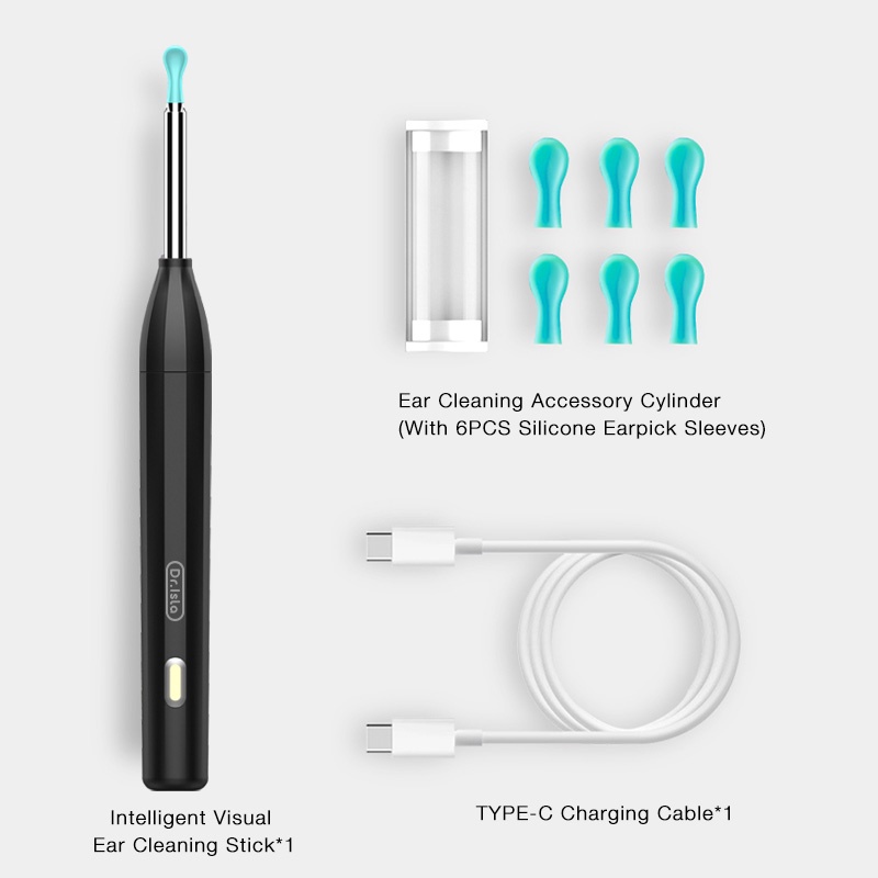 Preffered Pembersih Telinga Kamera Pembersih Telinga Korek Korek Kuping LED Korek Kuping Kamera HD Endoscope WIFI waterproof earpick bayi Endoscope P2