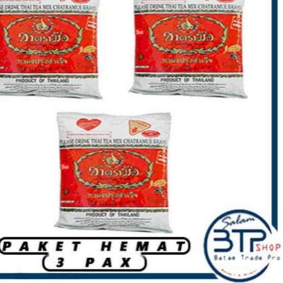 

℗ BTP PAKET HEMAT THAI TEA ORIGINAL 400gram 3pax ❊