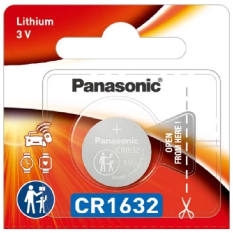 CR 1632 Panasonic baterai isi 1 pcs