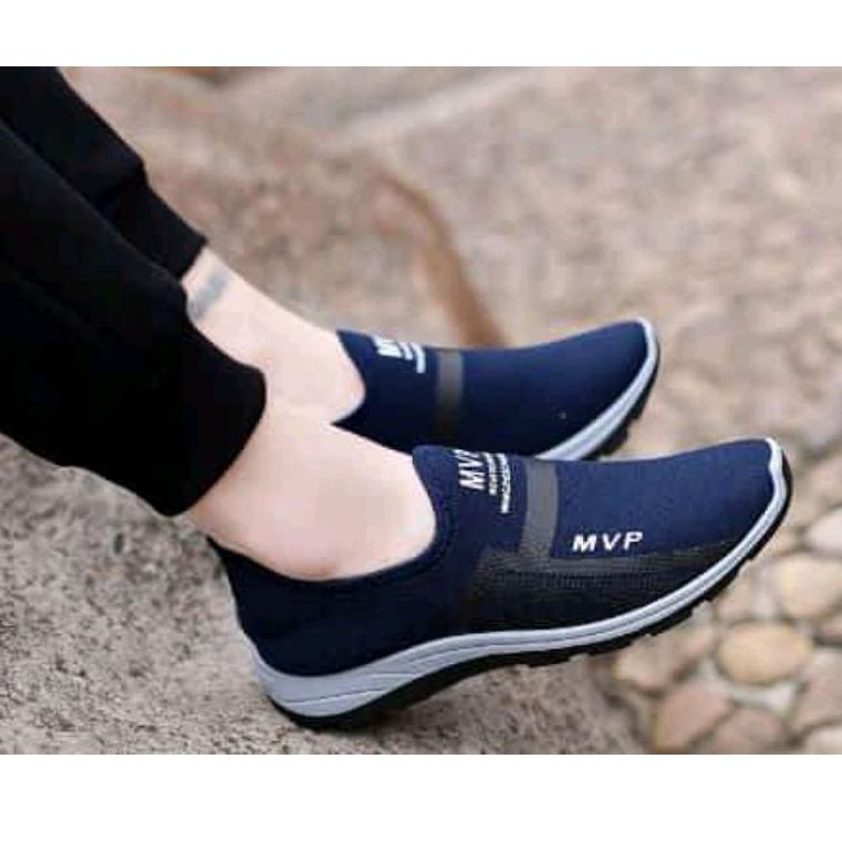 LANGSUNG ORDER Sepatu slip on import pria dan wanita slip on mvp