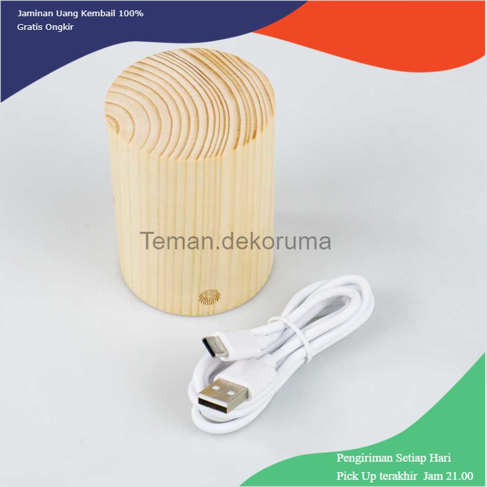 TD - LMP Adeeing Lampu Tidur LED Hias Dekorasi Warm White Fingerprint 5V - M04