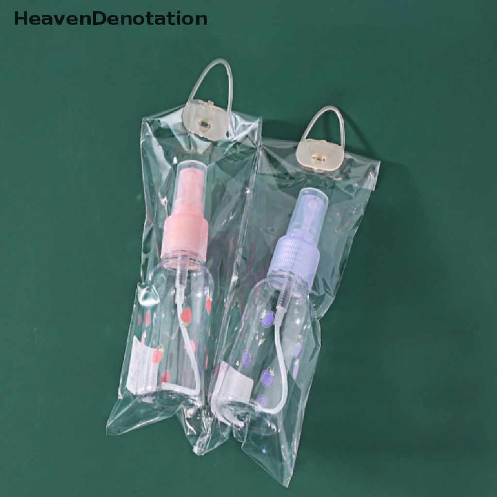 [HeavenDenotation] Botol Kosong Isi Ulang Plastik Transparan Travel 25ml HDV