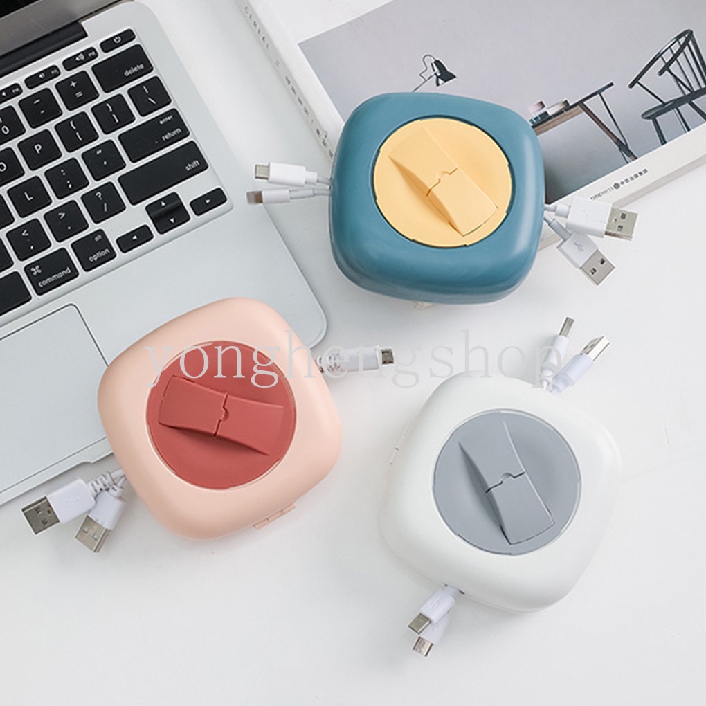 Kotak Penyimpanan Kabel Data / Charger / Headphone Portable Untuk Travel