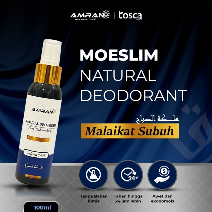 AMRAN DEODORANT TAWAS ARAB - DEODORANT TAWAS SPRAY - NATURAL DEO FRESH 100ML - AMRAN ARABIAN SERIES