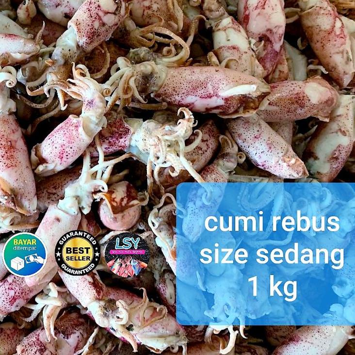 

⅍ ikan asin cumi rebus / sotong rebus size sedang 1kg ☪