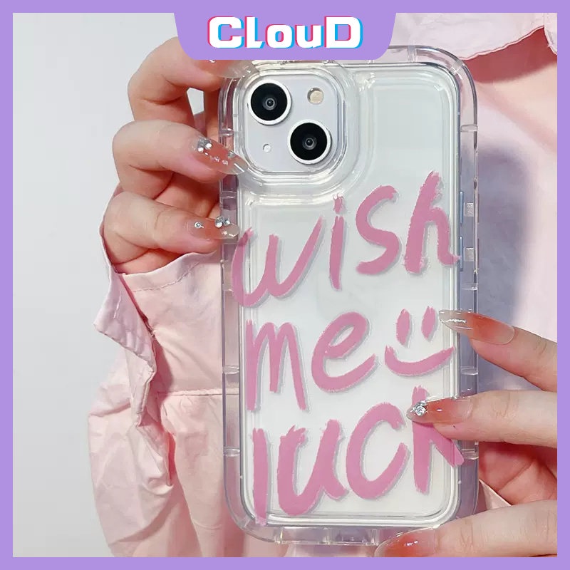 Smiley Lucu Lembut Tpu Case Untuk Realme C33 C35 C11 C15 C25 C20A C3 C1 C25Y C25s C20 Realme 6i 5 5s 5i C12 C21Y C2 Huruf Alfabet Sederhana Shockproof Airbag Phone Cover