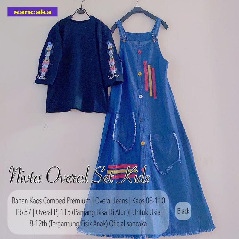 NIVTA OVERALL SET KIDS by sancaka