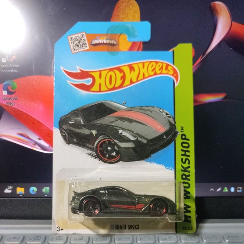 Hotwheels Ferrari 599XX hitam