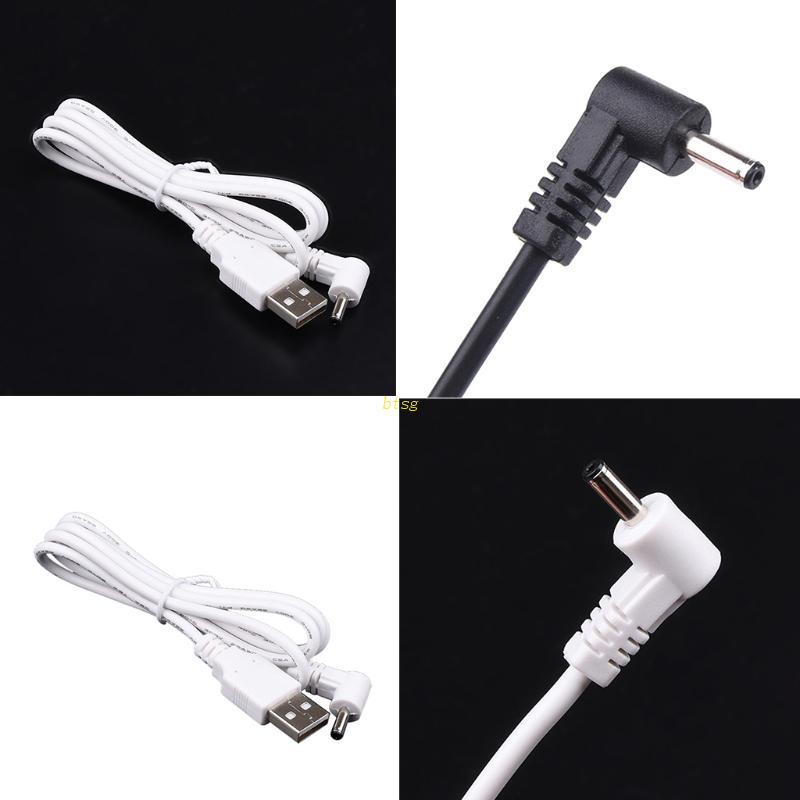 Btsg USB Ke Untuk DC 5V ​Kabel Listrik Jack Elbow 3.5x1.35mm 1m Untuk Elektronik Kecil