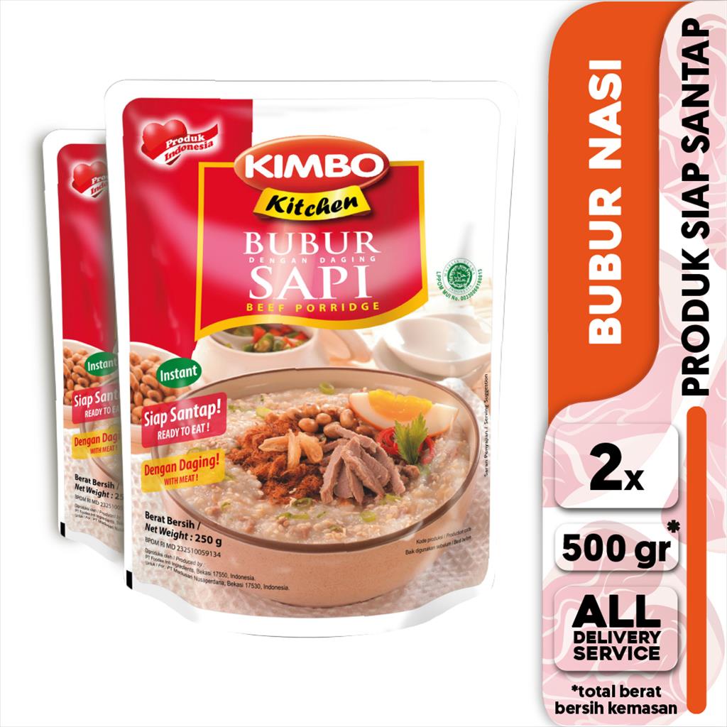 

Kimbo Kitchen Bubur Sapi Twin Pack