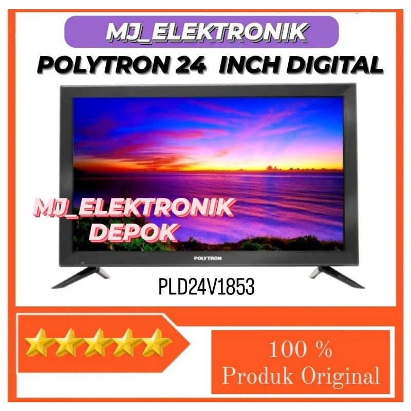 TV LED POLYTRON 24 INCH DIGITAL SMART