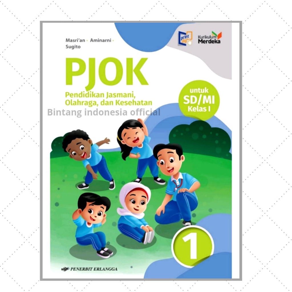 Buku Pelajaran Kelas 1 SD/MI Kurikulum Merdeka Erlangga