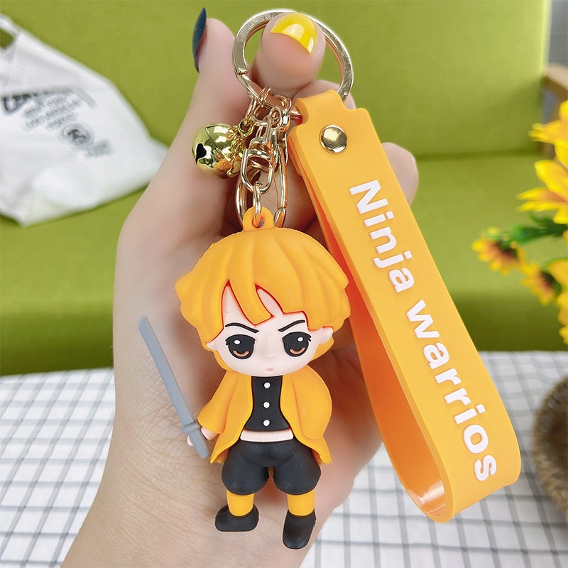Gantungan Kunci Bentuk Anime Demon Slayer | Gantungan Kunci Mobil | Ornamen Tas Ransel Untuk Pelajar | Gantungan Kunci Dengan Liontin Untuk Hadiah Ulang Tahun