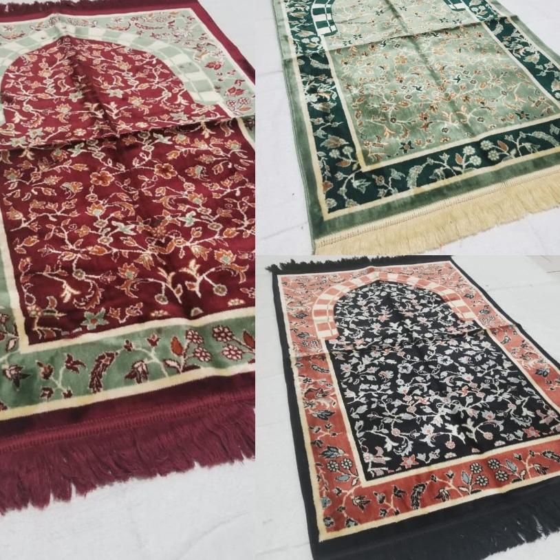 ۞ sajadah yakar karpet / sajadah turki bludru / sajadah premium ➯