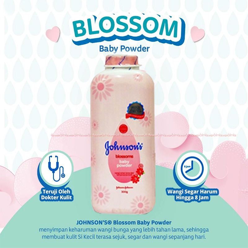 Johnson's Baby Powder 500gr Blossom Johnson Bedak Bayi Wangi Bunga Segar Dan Tahan Lama Pink Johnsonsjohnsons Bedak Tabur