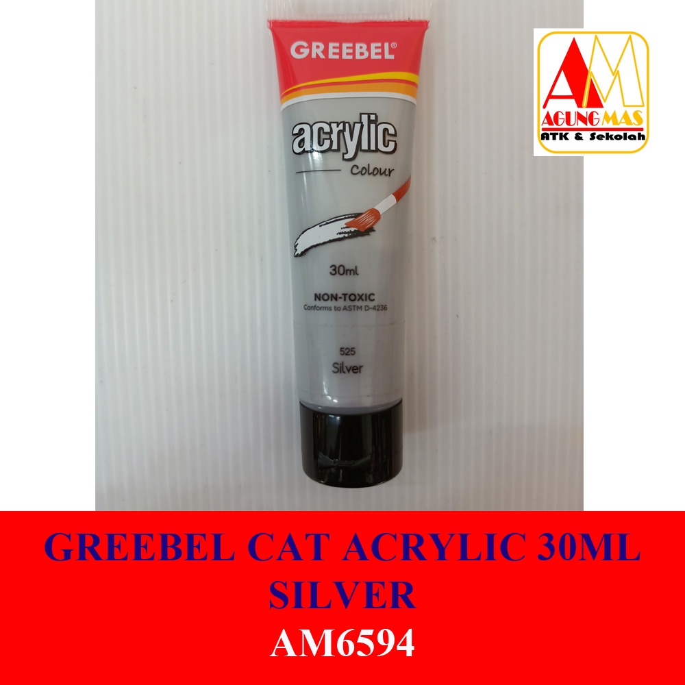 

GREEBEL CAT ACRYLIC 30ML SILVER