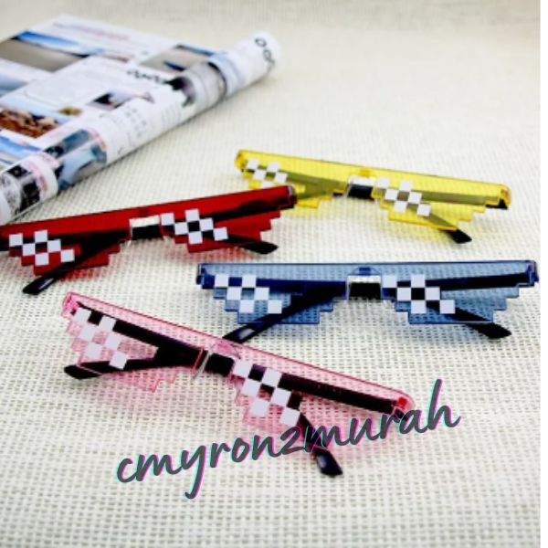 ✅Mantul ⚡ale❤  Kacamata Thug Life Double Pixel - KacaMata Pixel Thug Life - ShennyClothing | Kacamat