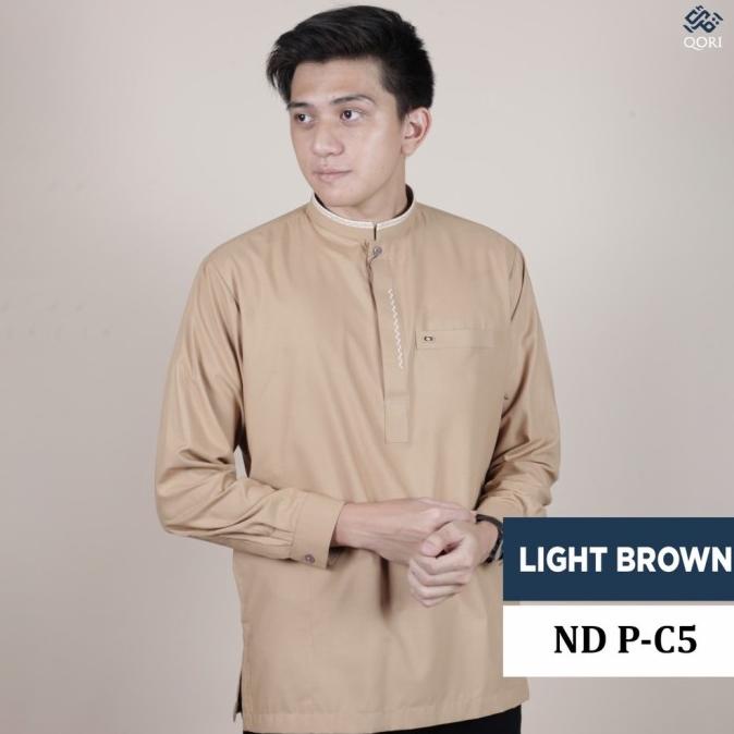 Qori Apparel Baju Koko Casual Nadim (Lengan Panjang)
