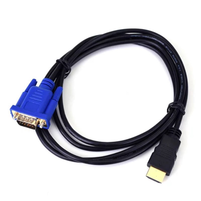 KABEL HDMI MALE TO VGA MALE 3 METER SERAT BAGUS UNTUK DIGITAL DAN ANALOG GARANSI TOKO 6 BULAN