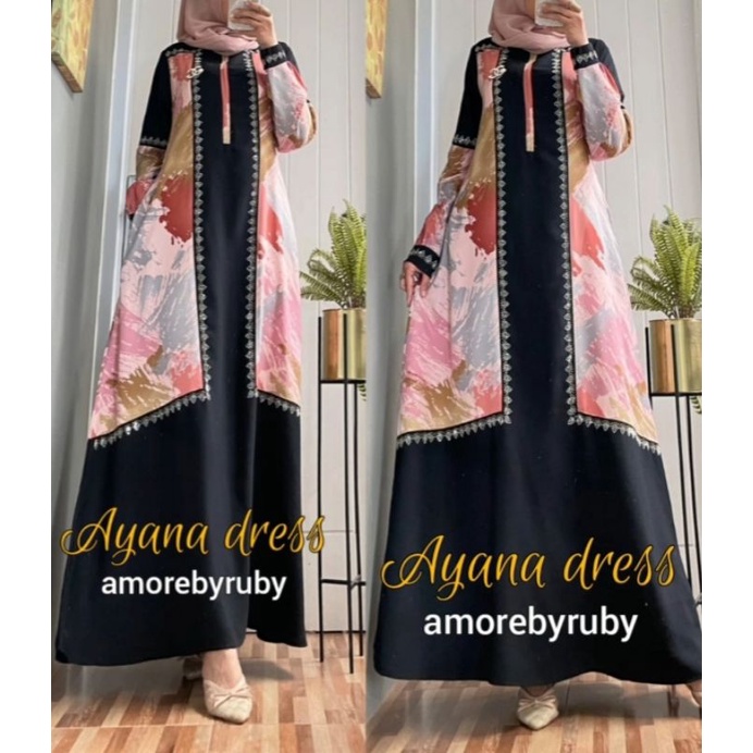 AYANA DRESS/DRESS MEWAH/DRESS SWAROAKY SUPER MEWAH/AMORE BY RUBY