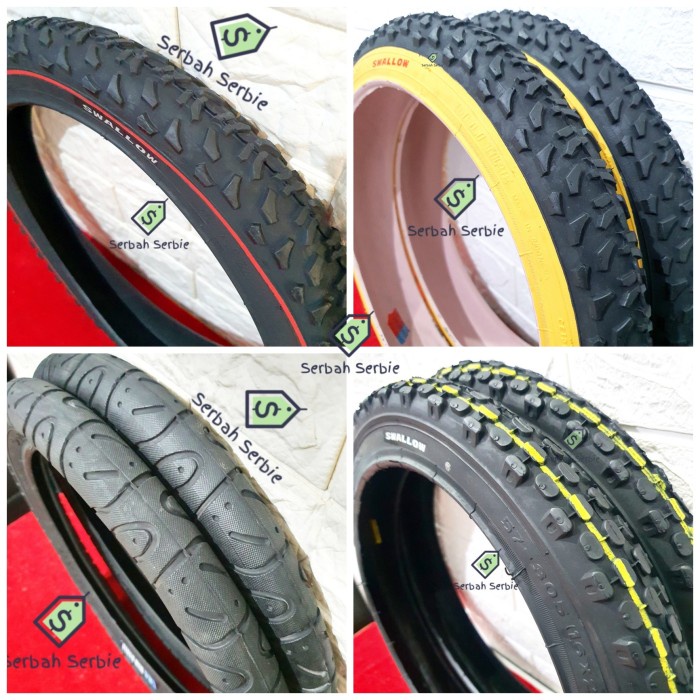 Ban Ban Luar Sepeda 16X2.125 Swallow 16 X 2125 2.125 16X2125 Bmx Anak Seli