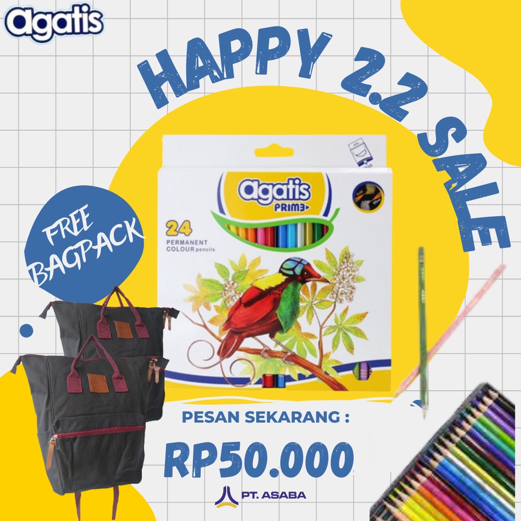 

Agatis Pensil Warna Prime Pensil warna isi 24 / Pensil Warna Set / Pensil Warna Set