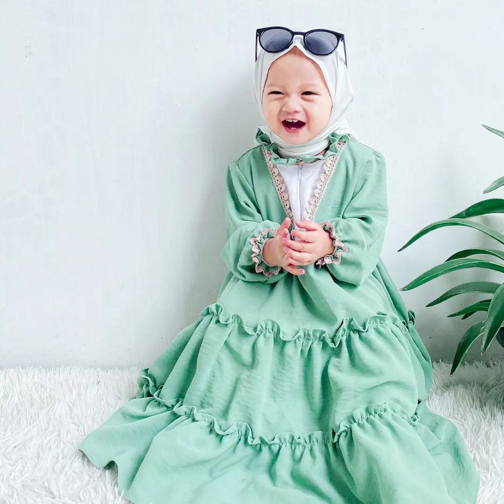 Yasmin dress kids Gamis anak Pakaian anak perempuan Baju muslim anak cewe terbaru