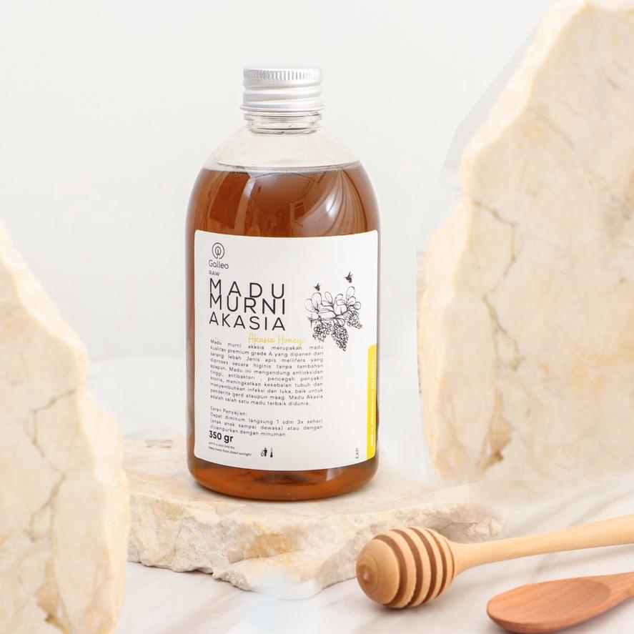 

♖ Murni Akasia350 gr Galleo Pure Natural Raw Honey Premium ◄