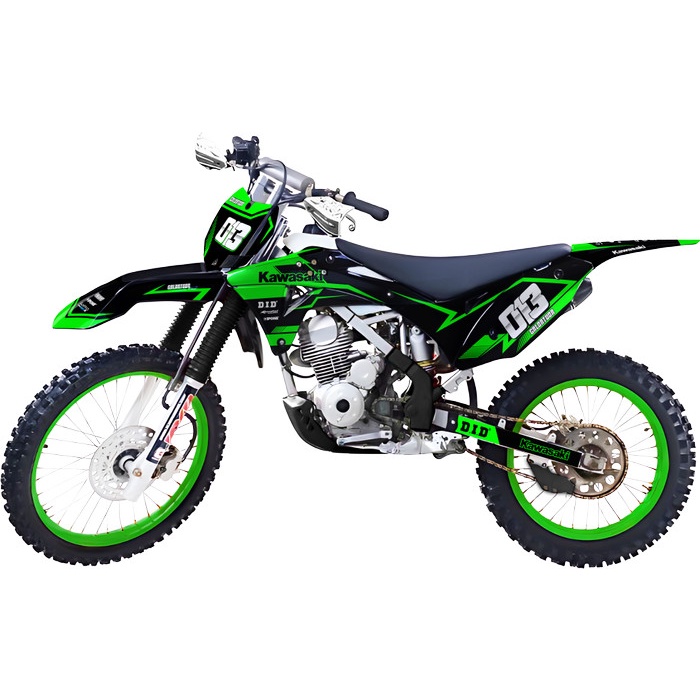 Decal Klx Gordon Full Body Simple Black Green G-A14