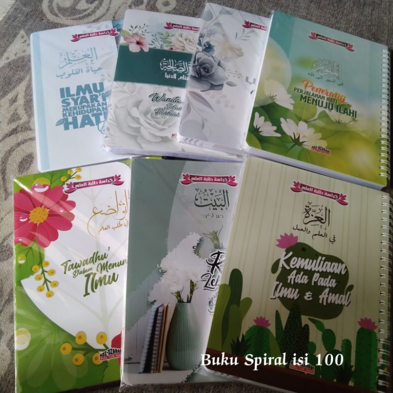 

BUKU TULIS SPIRAL ISLAMI ISI 100 LEMBAR NEW COVER
