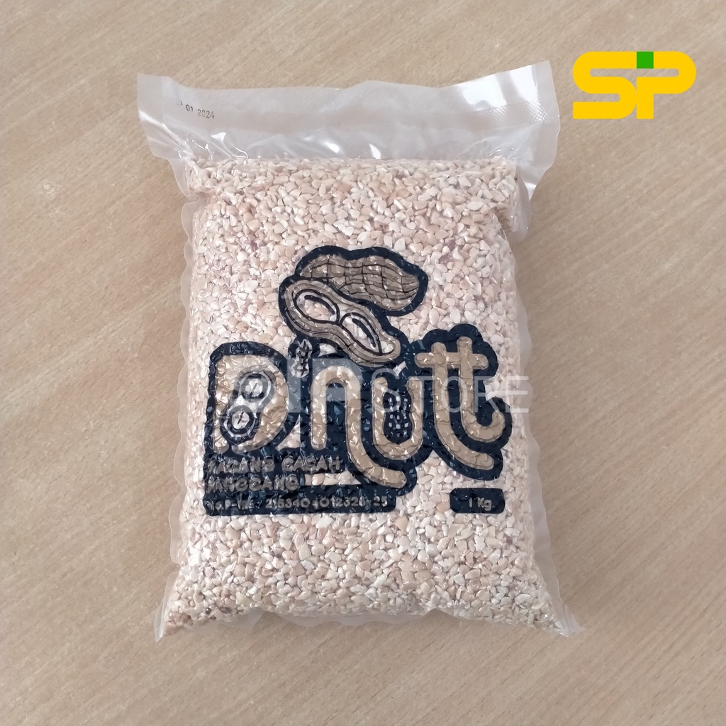 D'NUTT Kacang Cacah Sangrai 1kg / Kacang Cincang Panggang 1 kg