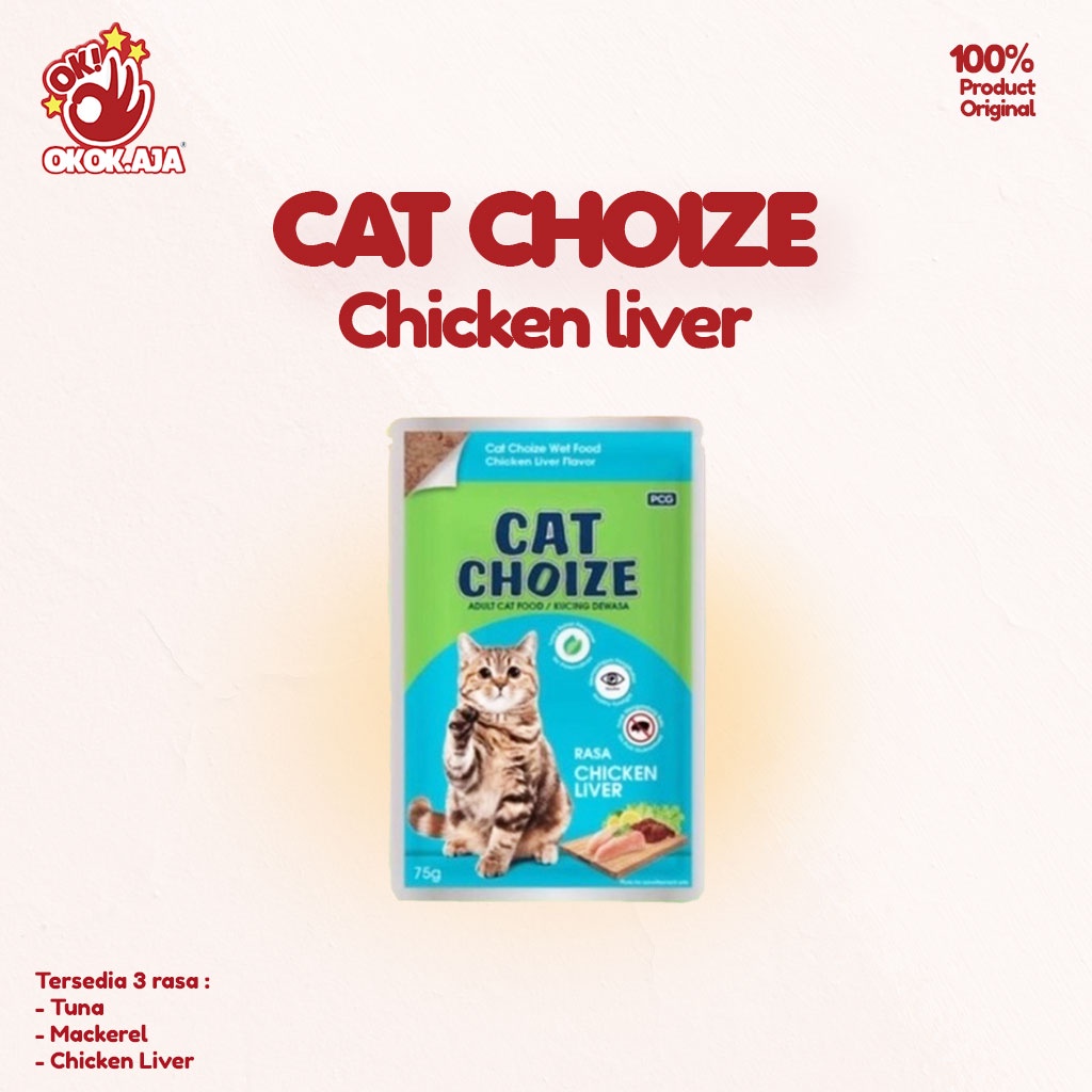 Makanan Kucing Basah CAT CHOIZE Pouch Adult 75gr