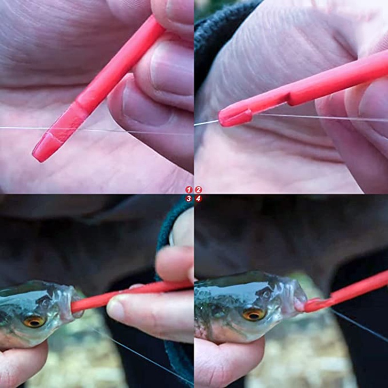 Warna Random Multifungsi Sea Fishing Hook Extractor Double-Headed Plastik Kait Remover Memancing Luar Ruangan Quick Hook Perangkat Pelepas