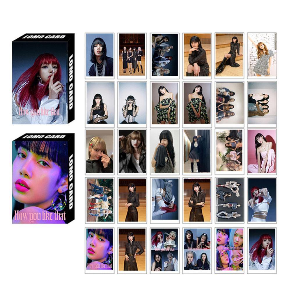 Timekey 30PCS Blackpink Bagaimana Anda Suka Album Itu LOMO Card Fans Support Gift Hadiah Kolektif Foto Polaroid Q4S7 Blackpink