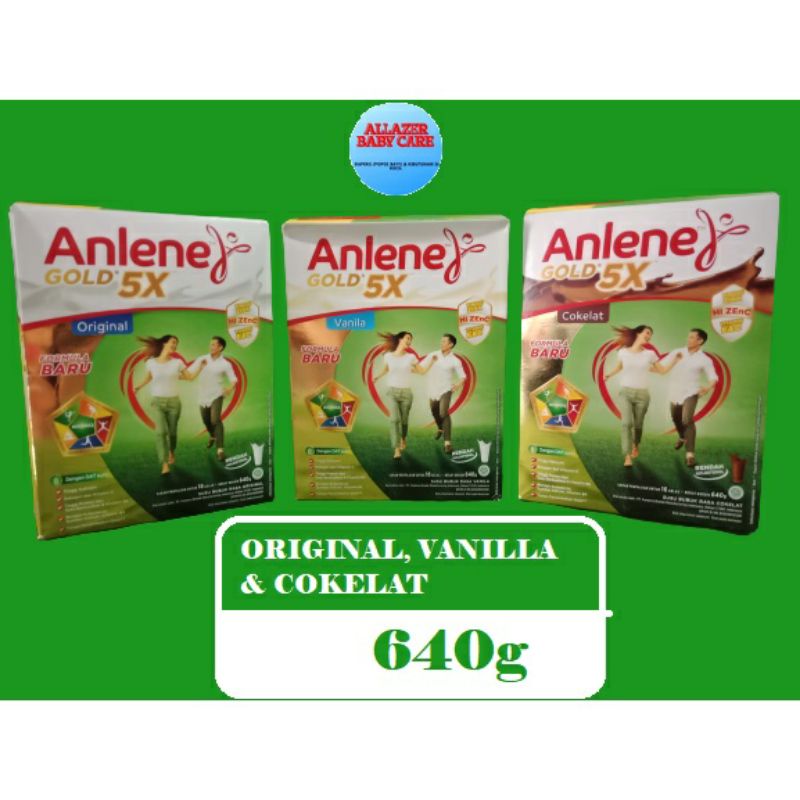 

Anlene Gold 5X 640g-exp lama 2024