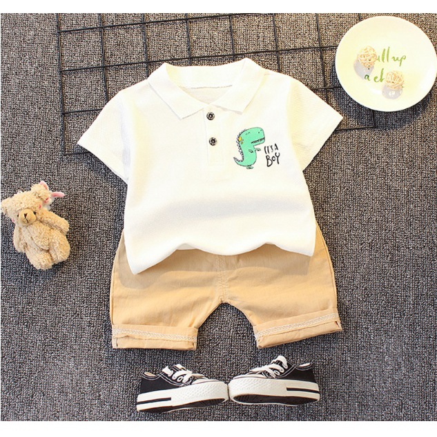 new arrival kaos anak polo IMPORT PREMIUM / kaos anak DINO ITS A BOY