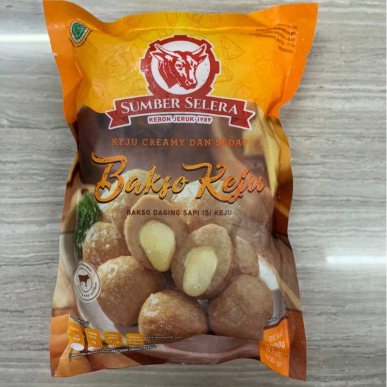 

Sumber selera bakso sapi keju 300gr