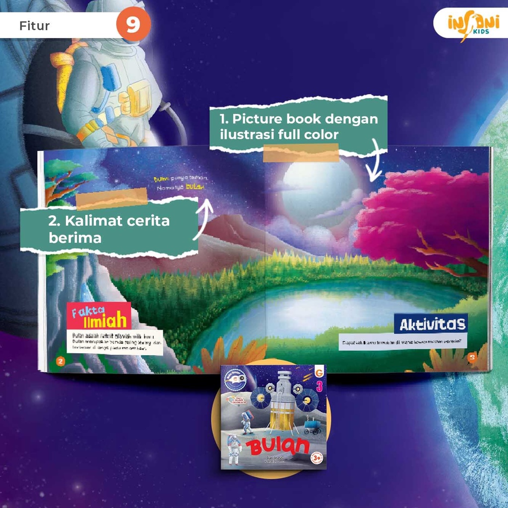 Buku Anak Islami 1 Set Seri Alam Semesta (Isi 3 Buku) - Gema Insani