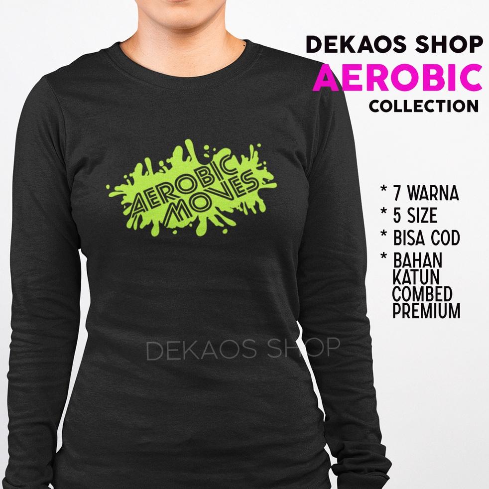 PALING LARIS BAJU SENAM WANITA AEROBIC / BAJU SENAM WANITA LENGAN PANJANG / KAOS SENAM WANITA LENGAN