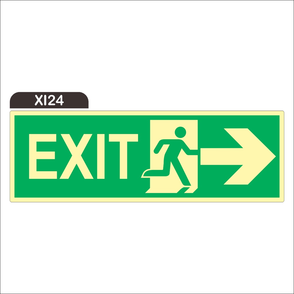 

RAMBU ARAH EXIT 45X15 CM