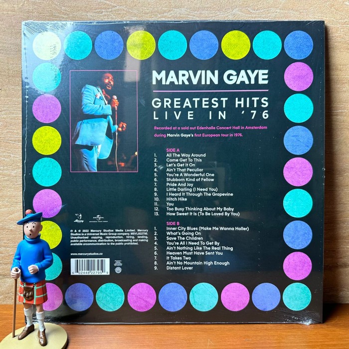 VINYL MARVIN GAYE - GREATEST HITS LIVE IN ’76 (1LP,BLCK)