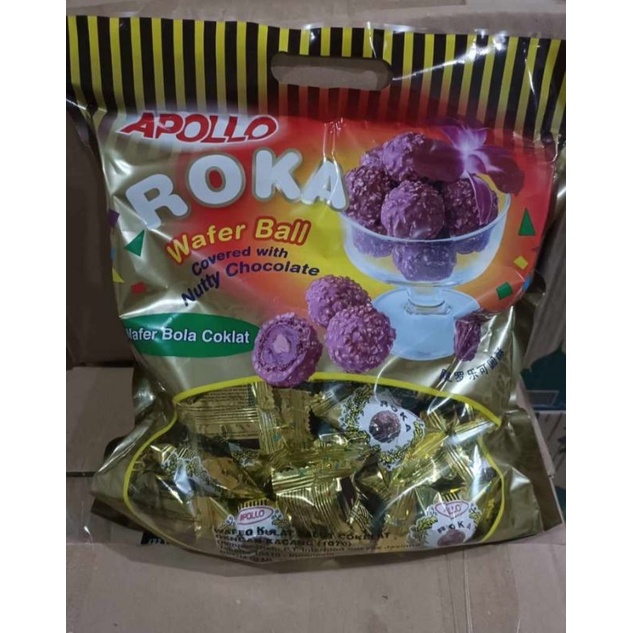 

Apollo Roka Wafer Ball Coklat Isi 50